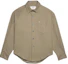 Order Ami Paris AMIPARIS FW23 男女宽松款纯色长袖衬衫 灰棕色 USH140CO0056-281