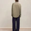 Sizing Ami Paris AMIPARIS FW23 男女宽松款纯色长袖衬衫 灰棕色 USH140CO0056-281