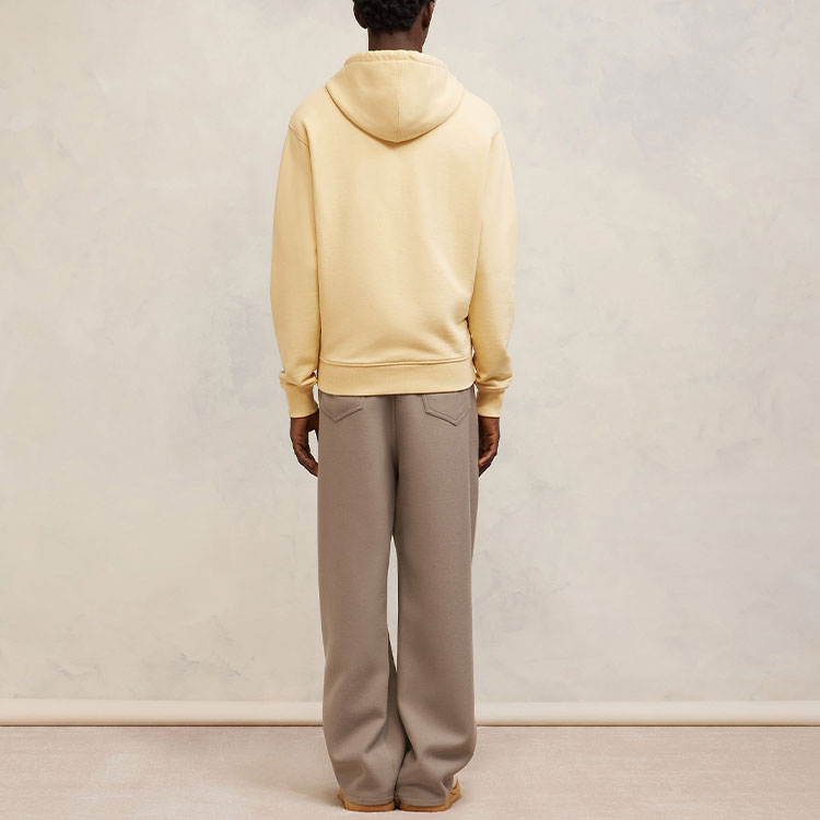 Ami Paris AMIPARIS FW23 Unisex Pullover Sweatshirt with Chest Logo Embroidery Khaki. USW203730718 圖 4