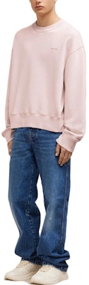 Ami Paris AMIPARIS FW23 Sudadera Unisex Algodón Lavado Nude Pink USW016JE0052-679 Shop Ami Paris AMIPARIS FW23 Sudadera Unisex Algodón Lavado Nude Pink USW016JE0052-679