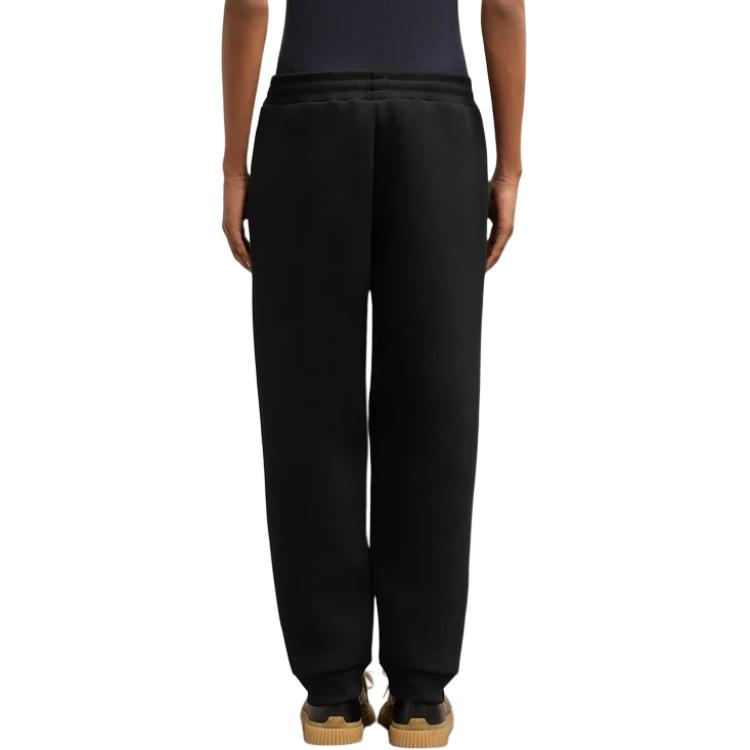 Shop アミパリス AMIPARIS FW24 3Dハートニットフリースジョガーパンツ ユニセックス ブラック UTR237749-001