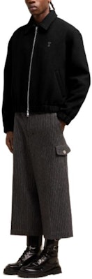 Ami Paris AMIPARIS FW24 黑色羊毛外套搭配心形刺繡。 HJK033WV0049-001 Purchase Ami Paris AMIPARIS FW24 黑色羊毛外套搭配心形刺繡。 HJK033WV0049-001