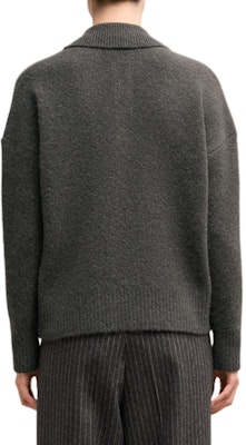 Ami Paris AMIPARIS FW24 心型設計針織Polo雲彩毛衣 中性款 深灰色. UPL325KN0032-061 Shop Ami Paris AMIPARIS FW24 心型設計針織Polo雲彩毛衣 中性款 深灰色. UPL325KN0032-061