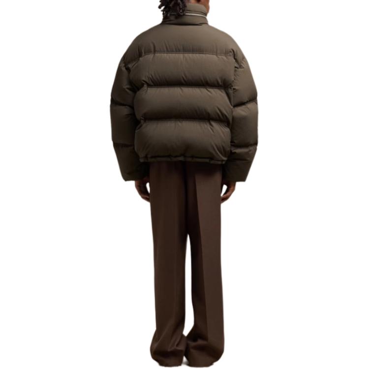Ami Paris AMIPARIS FW24 Solid Heart Zip Up Loose-Fit Puffer Jacket Men’s Dark Brown. HJK403PA0009-221 圖 4