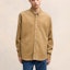 Shop 아미파리 AMIPARIS FW24 유니섹스 베이지 컬러 긴팔 버튼업 셔츠. USH060CO0089-255