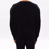 Shop Ami Paris AMIPARIS Heart Logo Black Crewneck Sweatshirt Fall Collection. H20HJ034747-001