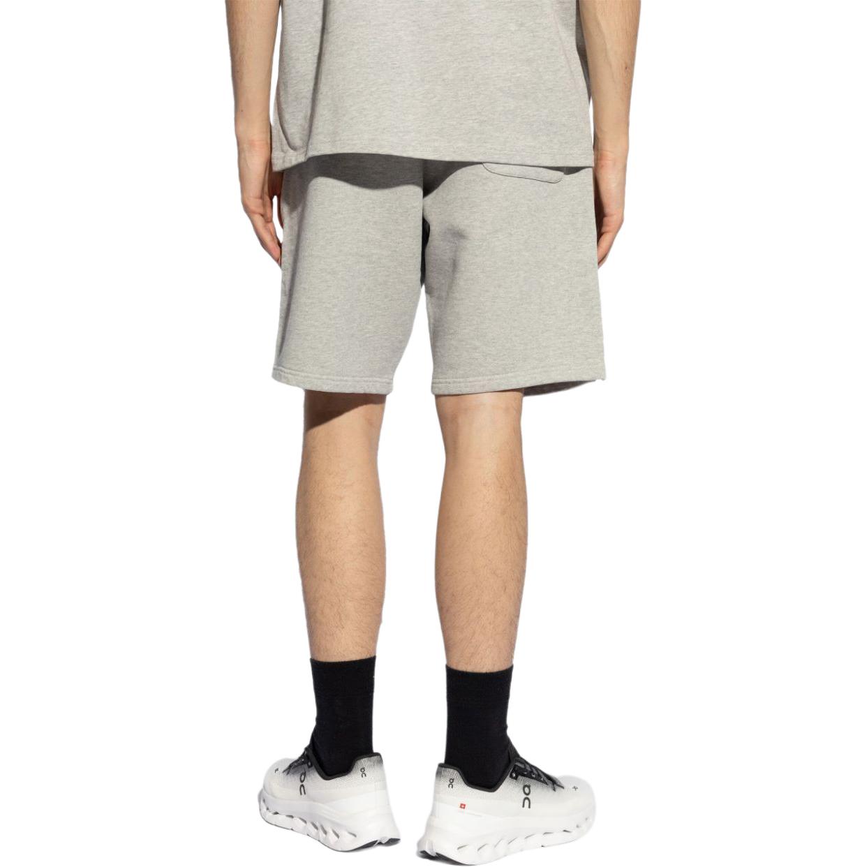 Purchase Ami Paris AMIPARIS Pantalones Cortos Hombre Gris Claro Logo Bordado Cordón. E24USO635747-0951