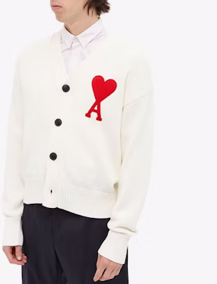 아미파리스 로고 자수 릴렉스 니트 스웨터 남성 화이트. A21HK303016-100 Shop 아미파리스 로고 자수 릴렉스 니트 스웨터 남성 화이트. A21HK303016-100