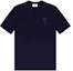 Buy Ami Paris AMIPARIS Navy Tonal Ami De Coeur Heart Embroidered Unisex Loose T-shirt E21HJ128726-410