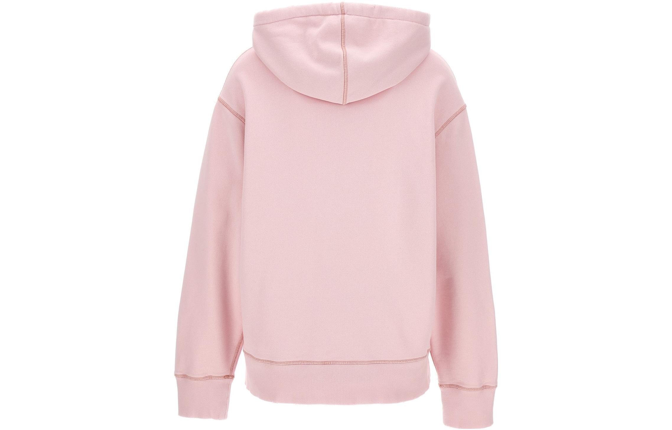 Lookbook Sudadera Unisex Oversize Rosa con Logo Bordado de Ami Paris AMIPARIS. USW216JE0052-679