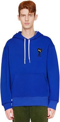 Ami Paris AMIPARIS Sudadera Unisex Color Sólido con Logo de Corazón. USW299-007-400 Details for Ami Paris AMIPARIS Sudadera Unisex Color Sólido con Logo de Corazón. USW299-007-400