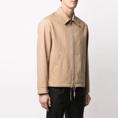 Ami Paris AMIPARIS SS21 輕便休閒拉鍊外套 淺棕色 E21HOW037280-250 Shop Ami Paris AMIPARIS SS21 輕便休閒拉鍊外套 淺棕色 E21HOW037280-250