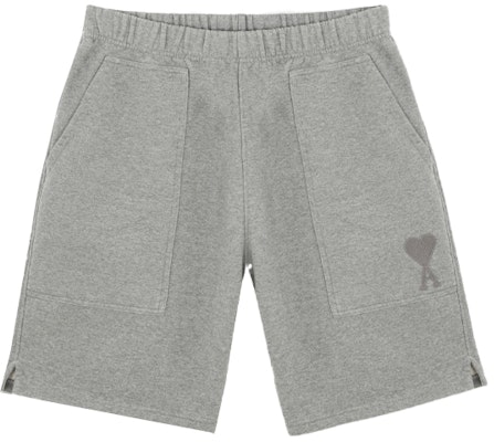 Ami Paris AMIPARIS SS21 灰色心形Logo刺繡短褲 E21HJ328747-055 Order Ami Paris AMIPARIS SS21 灰色心形Logo刺繡短褲 E21HJ328747-055