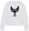 Order Ami Paris AMIPARIS SS21 De Coeur Knotted Crewneck Sweatshirt Men’s White H21HJ023749-100