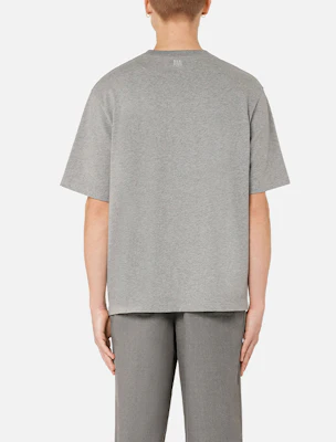 Ami Paris AMIPARIS SS21 Grey Heart Logo Embroidered Crewneck Short Sleeve T-Shirt Men SPEE21HJ141726-055 Shop Ami Paris AMIPARIS SS21 Grey Heart Logo Embroidered Crewneck Short Sleeve T-Shirt Men SPEE21HJ141726-055
