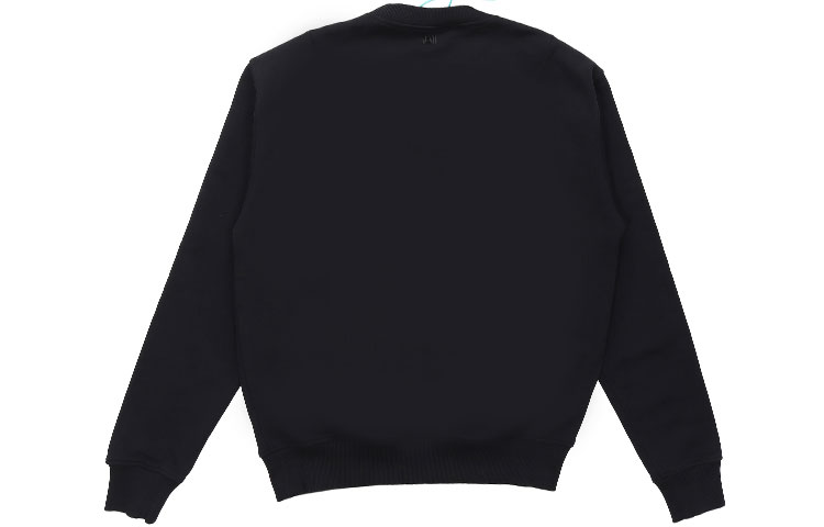 Ami Paris AMIPARIS SS21 Logo Crewneck Long Sleeve Sweatshirt Unisex Black Couple Wear BFHJ007730-001 圖 3