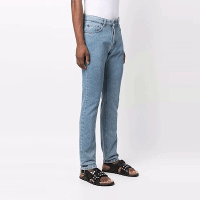 アミパリス AMIPARIS SS22 ミッドライズ ストレートフィット ソリッドブルージーンズ HTR001603-448 Purchase アミパリス AMIPARIS SS22 ミッドライズ ストレートフィット ソリッドブルージーンズ HTR001603-448