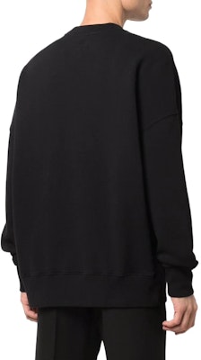 아미파리 스프링섬머 22 블랙 유니섹스 로고 프린트 솔리드 컬러 스웻셔츠. USW003731001 Purchase 아미파리 스프링섬머 22 블랙 유니섹스 로고 프린트 솔리드 컬러 스웻셔츠. USW003731001