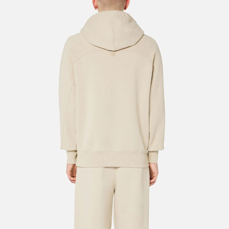 Ami Paris AMIPARIS SS22 Heart Logo Hoodie Unisex Khaki - Couple's Outfit. USW202747-250 圖 4