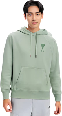 Ami Paris AMIPARIS SS22 Logo Heart Mint Hoodie Unisex Light Green USW202-747441 Shop Ami Paris AMIPARIS SS22 Logo Heart Mint Hoodie Unisex Light Green USW202-747441