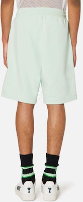 Ami Paris AMIPARIS SS22 薄荷綠休閒短褲 寬鬆版 純色綁帶腰 HSO602-747441 Shop Ami Paris AMIPARIS SS22 薄荷綠休閒短褲 寬鬆版 純色綁帶腰 HSO602-747441
