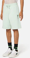 Purchase Ami Paris AMIPARIS SS22 Mint Green Relaxed Fit Casual Shorts Solid Color Tie-Waist. HSO602-747441