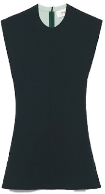 Ami Paris AMIPARIS SS22 Vestido Mini Bicolor Sin Mangas Verde. FDR003253-320 Order Ami Paris AMIPARIS SS22 Vestido Mini Bicolor Sin Mangas Verde. FDR003253-320