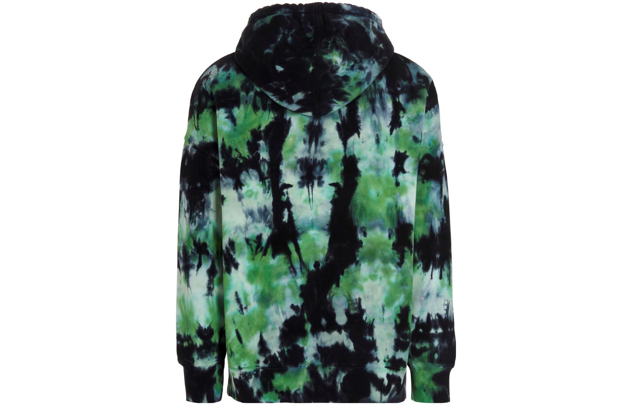 Ami Paris AMIPARIS SS22 Unisex Green Tie-Dye Knitted Sweatshirt. USW208733301 圖 3