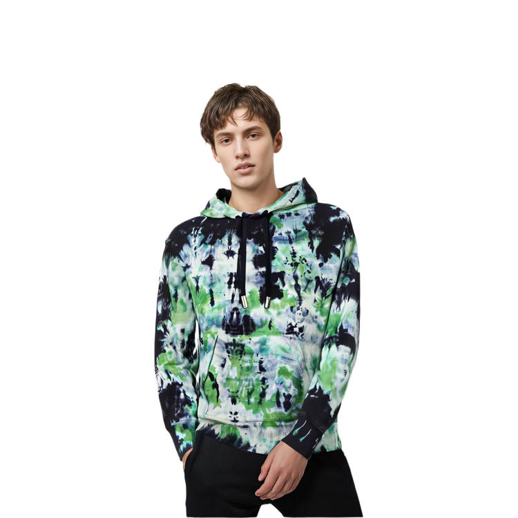 Ami Paris AMIPARIS SS22 Unisex Green Tie-Dye Knitted Sweatshirt. USW208733301 圖 4