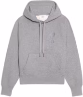 Order Ami Paris AMIPARIS SS22 男女款灰色連帽衫 刺繡標誌設計. USW202747-055
