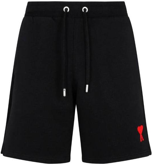 ami-paris-amiparis-ss-23-black-high-waisted-heart-embroidery-casual-shorts-uso-604747-009