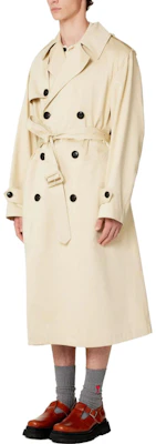 Ami Paris AMIPARIS SS23 Kot Trench Double-Breasted Off-White. UCO106CO0009-709 Lookbook Ami Paris AMIPARIS SS23 Kot Trench Double-Breasted Off-White. UCO106CO0009-709