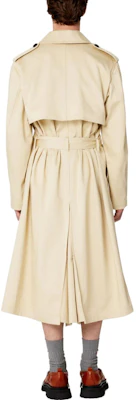 Ami Paris AMIPARIS SS23 Kot Trench Double-Breasted Off-White. UCO106CO0009-709 Shop Ami Paris AMIPARIS SS23 Kot Trench Double-Breasted Off-White. UCO106CO0009-709
