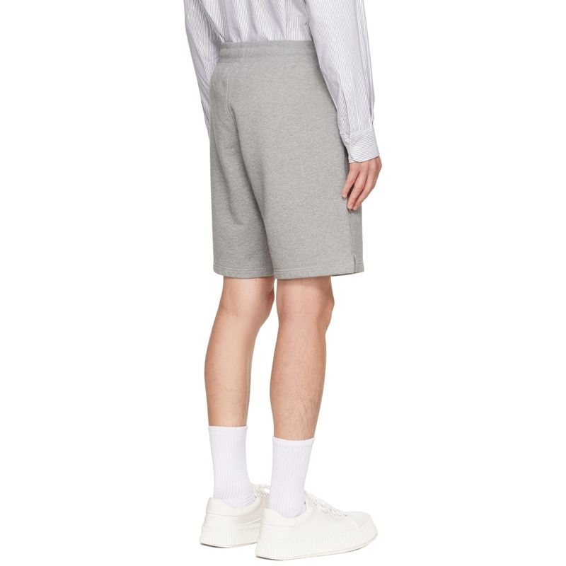 Details for Ami Paris AMIPARIS SS23 灰色寬鬆短褲配心型刺繡。 HSO602747-055