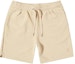 Order Ami Paris AMIPARIS SS23 Shorts Beige con Logo Bordado y Cordón Ajustable USO604747 -714