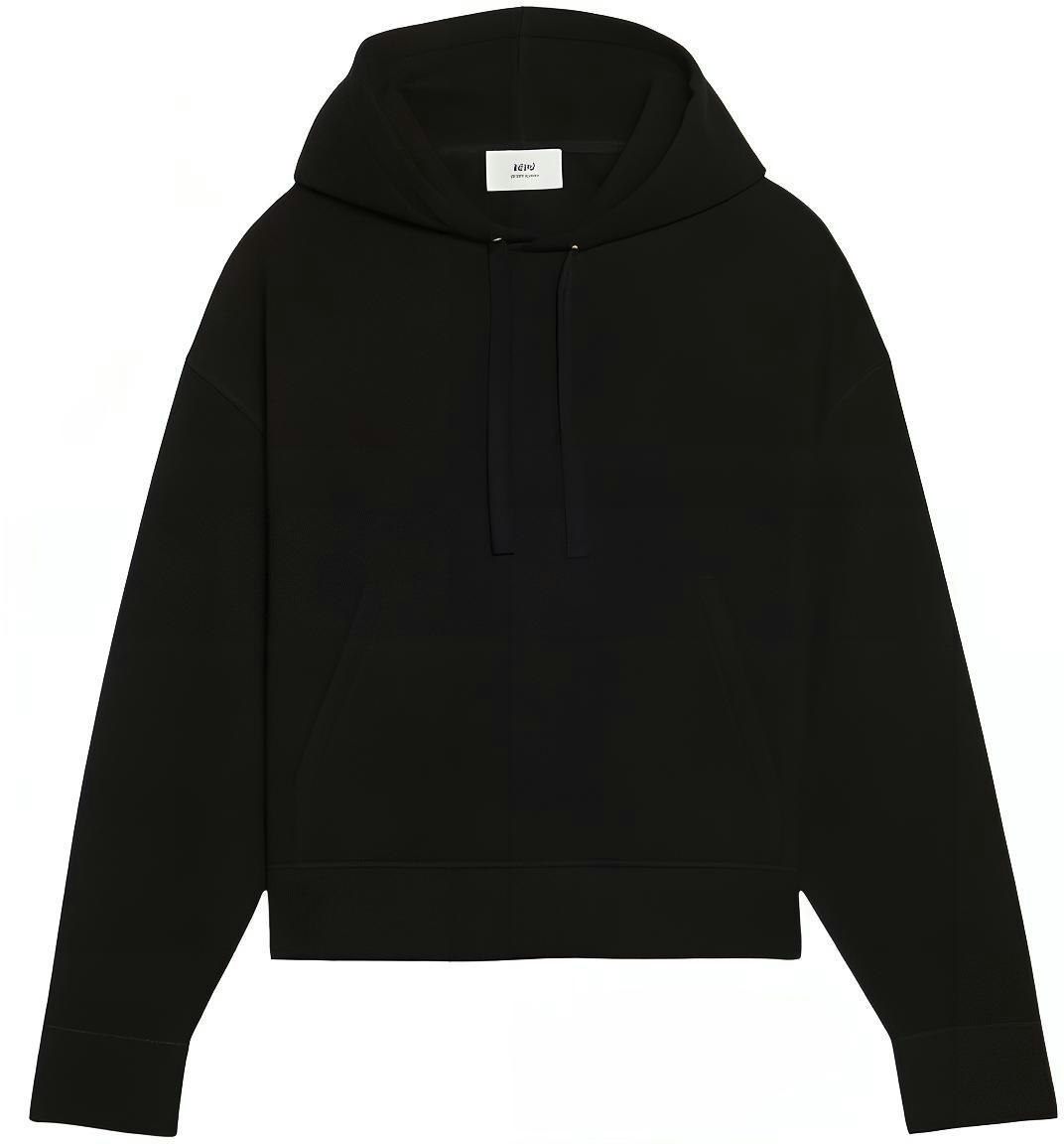 ami-paris-amiparis-ss-23-solid-color-drawstring-hoodie-black-hsw-215750-001