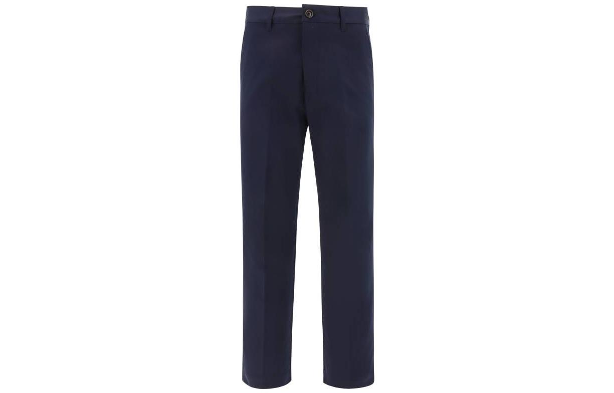 Order Ami Paris Pantalones Casuales Rectos Sólidos SS23 Azul HTR005CO0009-491