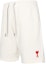 Lookbook Ami Paris AMIPARIS SS23 白色抽繩短褲附刺繡Logo。 USO604747-175