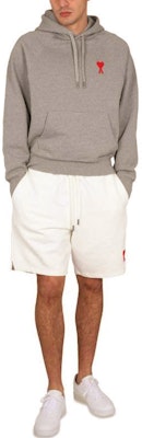 Ami Paris AMIPARIS SS23 白色抽繩短褲附刺繡Logo。 USO604747-175 Purchase Ami Paris AMIPARIS SS23 白色抽繩短褲附刺繡Logo。 USO604747-175