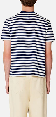 Ami Paris AMIPARIS SS23 Blue White Striped Heart Cotton Unisex Casual T-Shirt. UTS013074-492 Purchase Ami Paris AMIPARIS SS23 Blue White Striped Heart Cotton Unisex Casual T-Shirt. UTS013074-492