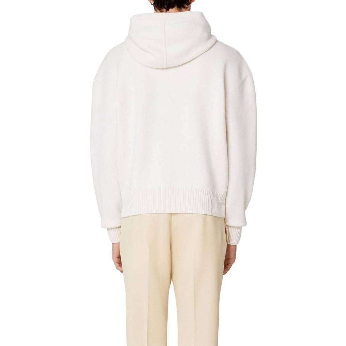 Ami Paris AMIPARIS SS23 Logo Knit Pullover Sweater Unisex Beige. UKS802KN0018-154 圖 6