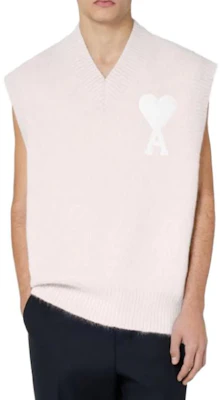 Ami Paris AMIPARIS 2023春夏粉色心形印花V领无袖马甲 男女同款 SPEUKS805062-655 Shop Ami Paris AMIPARIS 2023春夏粉色心形印花V领无袖马甲 男女同款 SPEUKS805062-655