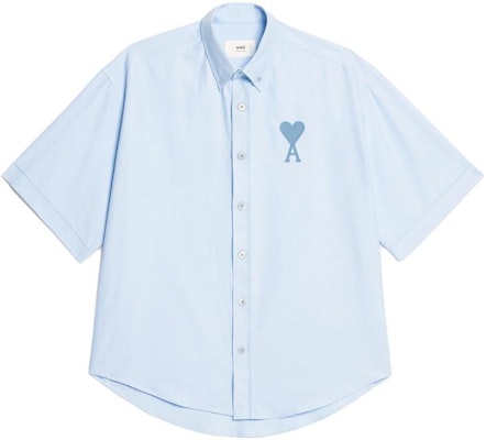 Ami Paris AMIPARIS SS23 Camisa Azul Cielo de Manga Corta Unisex. USH201CO0031-450 Buy Ami Paris AMIPARIS SS23 Camisa Azul Cielo de Manga Corta Unisex. USH201CO0031-450