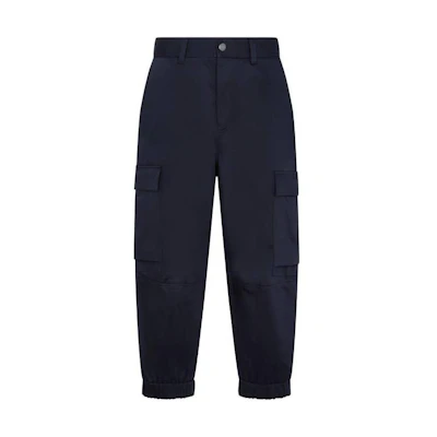 Ami Paris AMIPARIS SS23 Solid Color Jogger Pants Navy Blue HTR210CO0009-491