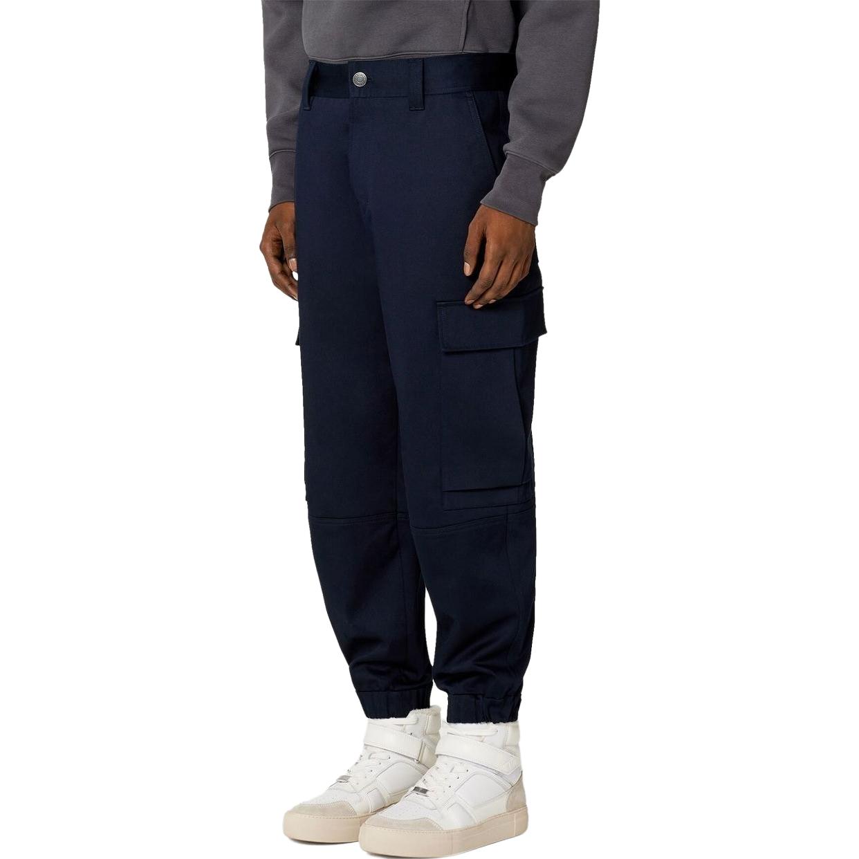 Purchase Ami Paris AMIPARIS SS23 纯色休闲长裤 海军蓝 HTR210CO0009-491