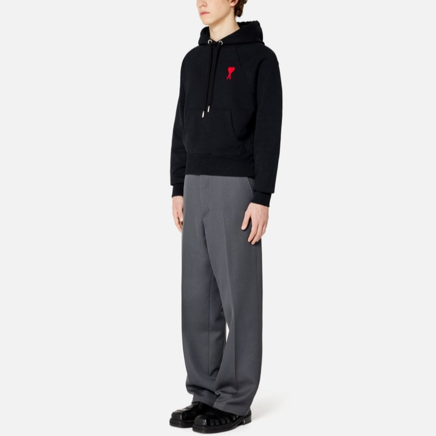 Ami Paris AMIPARIS SS23 Solid Logo Embroidered Pullover Sweatshirt Black - . USW204747-009 圖 3