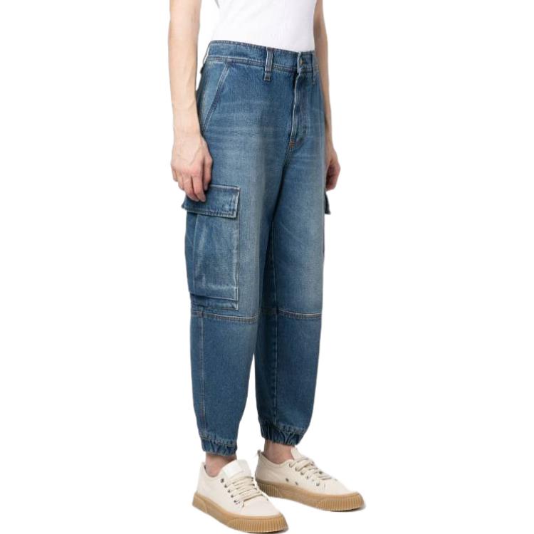 Purchase Ami Paris AMIPARIS SS23 Jeans Jogger Efecto Lavado Azul HTR210DE0001-480