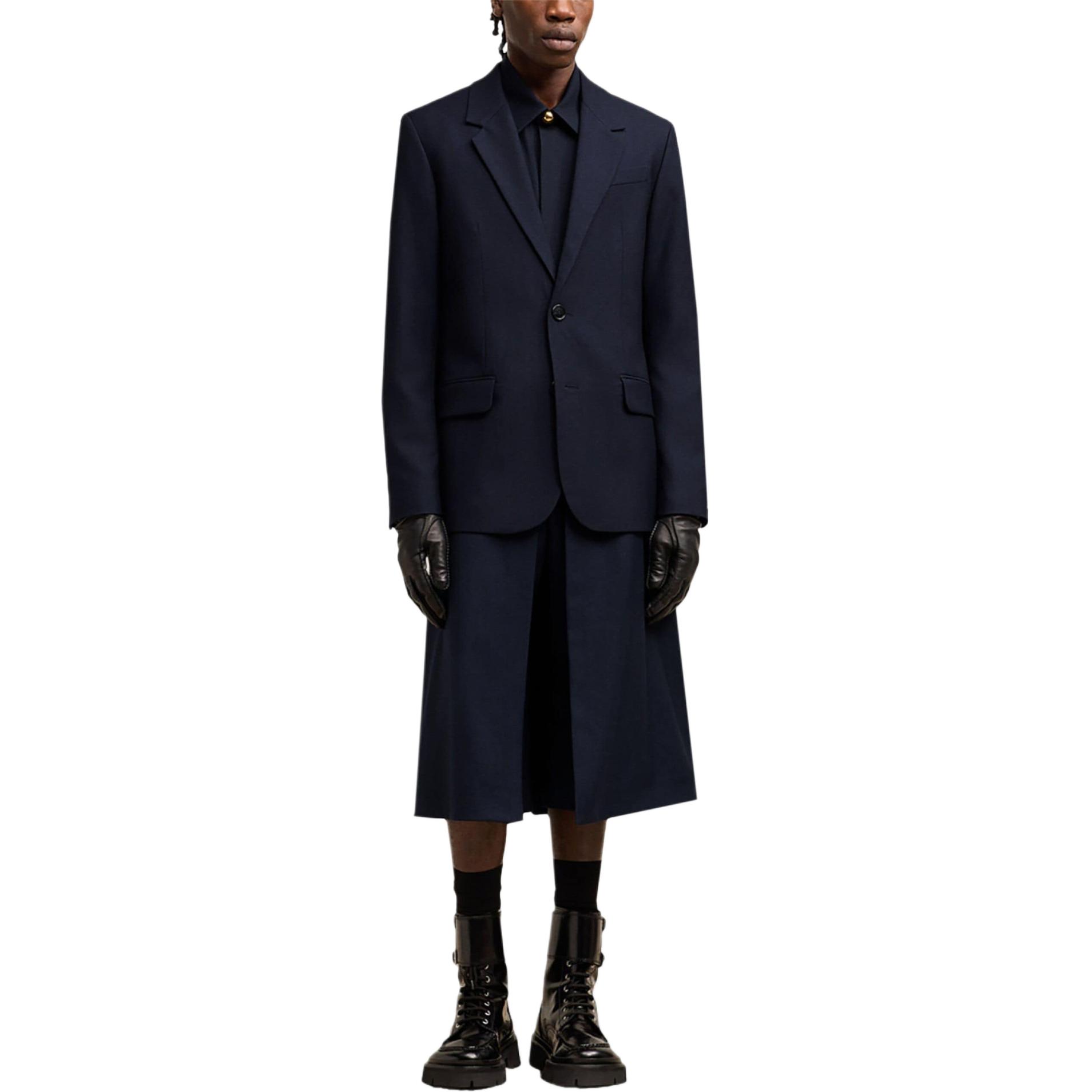 Ami Paris AMIPARIS SS24  Navy Blue Single-Breasted Loose Fit Long Sleeve Blazer. HBV107WV0026-4011 圖 3