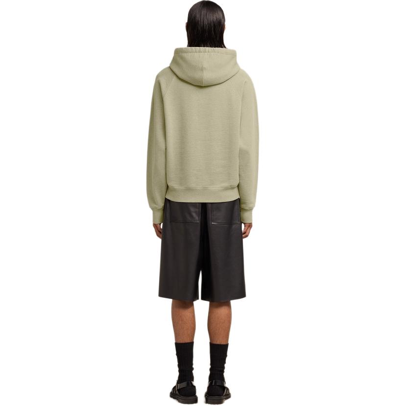 Ami Paris AMIPARIS SS24 Green Heart Embroidery Cotton Hoodie Unisex. USW205747-366 圖 5