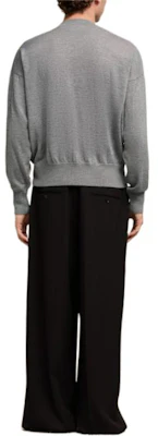 Ami Paris AMIPARIS SS24 Heart Patch Crewneck Sweater Unisex Smoke Grey UKS042KN0039-055 Shop Ami Paris AMIPARIS SS24 Heart Patch Crewneck Sweater Unisex Smoke Grey UKS042KN0039-055